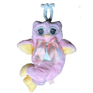 Bearington Baby Collection Lil Hoots Owl Musical Crib Pull Toy Plush Retired Toy